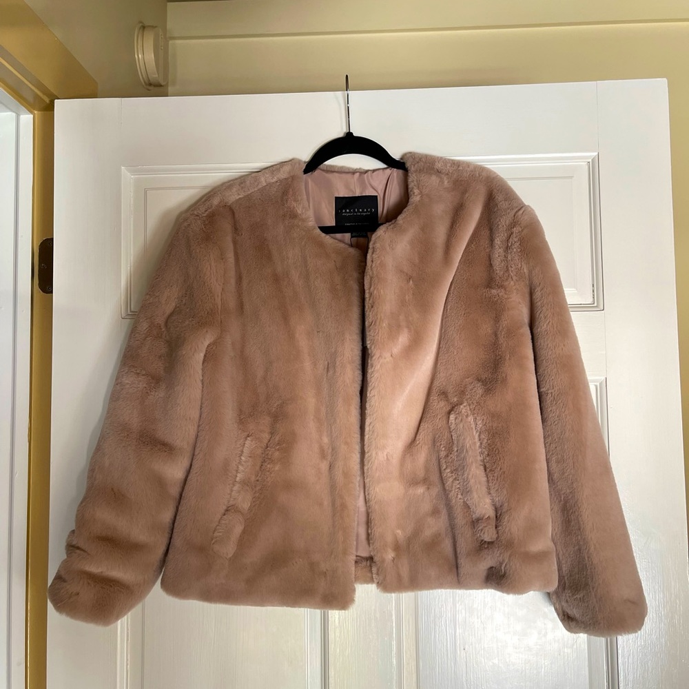 Plush faux fur jacket by Sanctuary